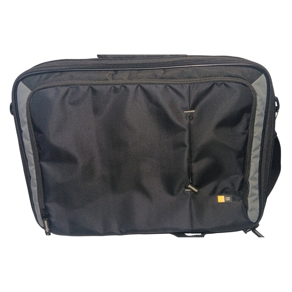 Case Logic Laptop Briefcase Shoulder Bag Messenger Work Travel Black 15 inch